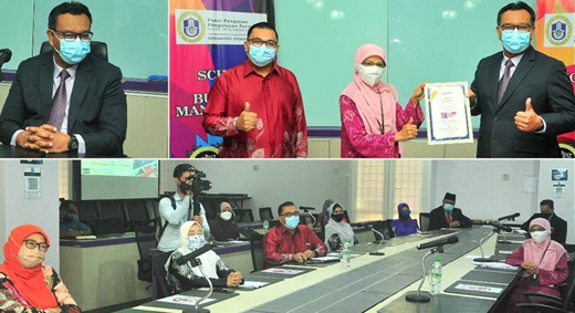 馬來西亞北方大學商業管理學院獲得認可證書